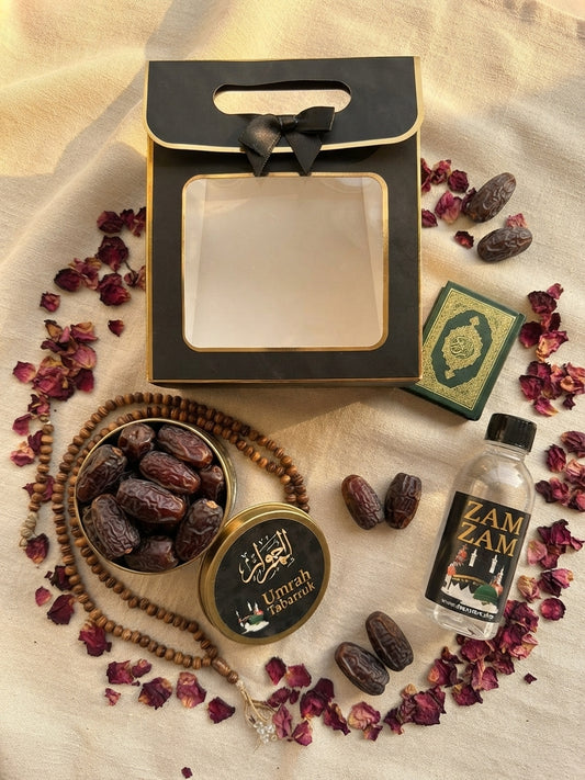 Deen's Black Premium – Umrah Tabarruk Gift Set