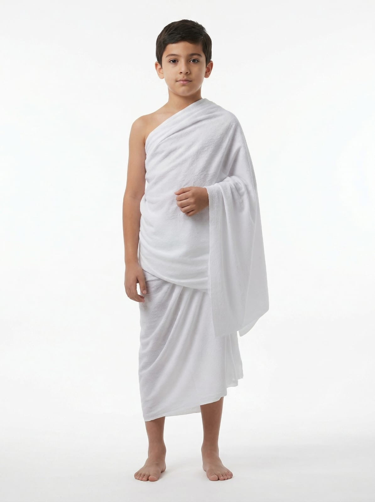 Kids Cotton Ihram (Ages 7–16 Years)