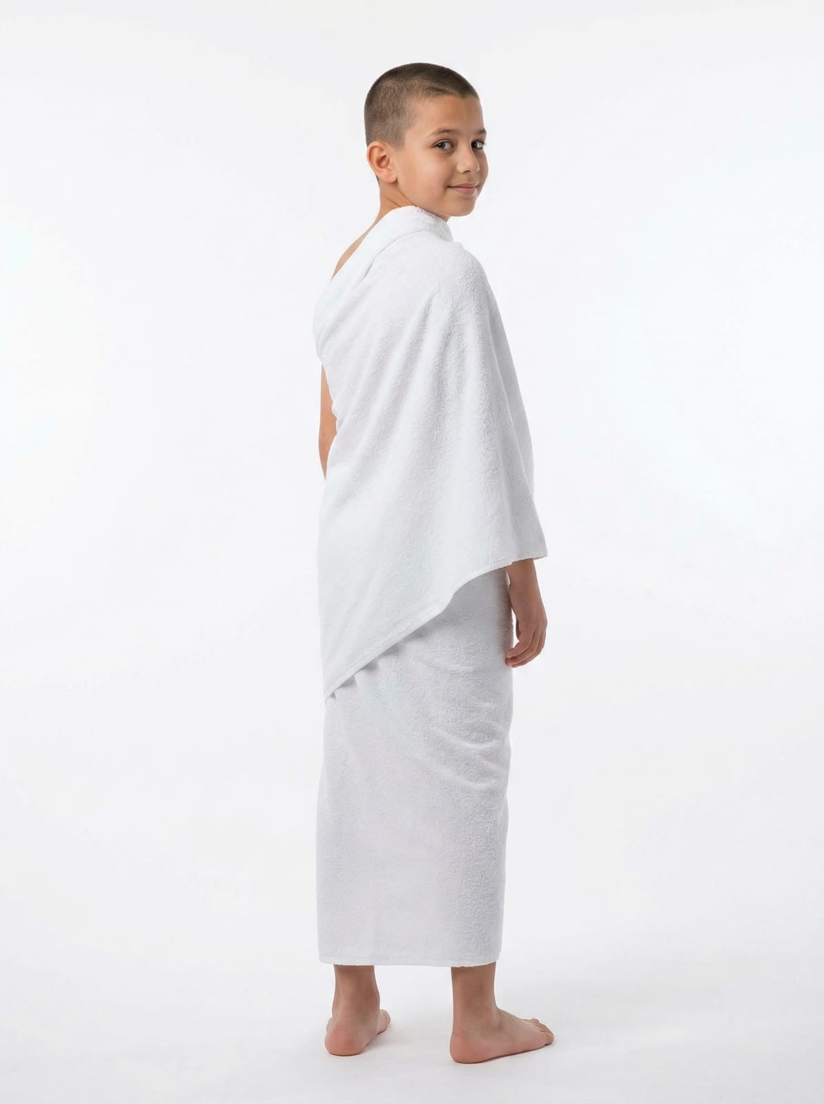 Kids Cotton Ihram (Ages 7–16 Years)