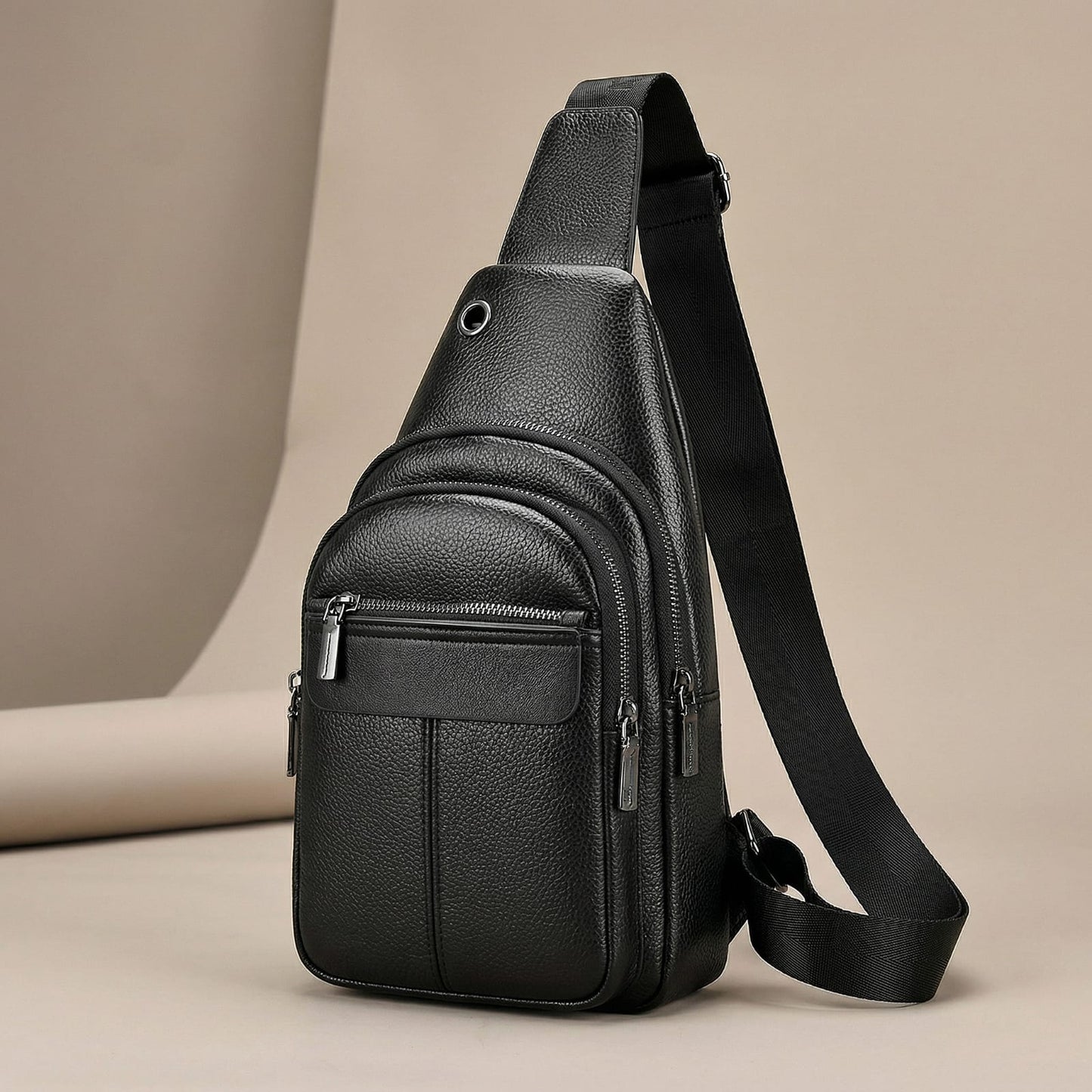 Umrah/Hajj Leather Cross Bag